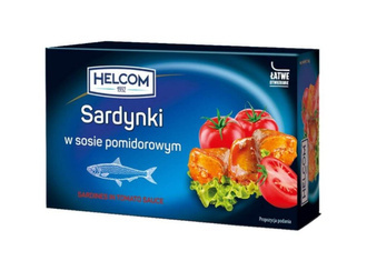 Sardynki w sosie pomidorowym - 125g - Helcom