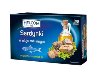 Sardynki w oleju słonecznikowym - 125g - Helcom