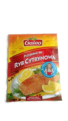 Przyprawa do ryb cytrynowa firmy Galeo