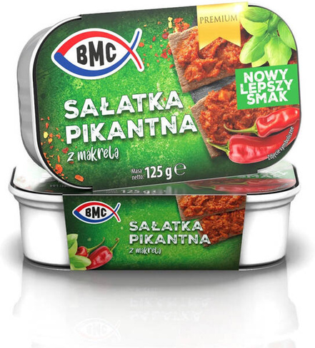 Sałatka pikantna z makreli / 125g / BMC