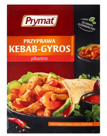 Przyprawa Kebab-Gyros - pikantna / 30g Prymat